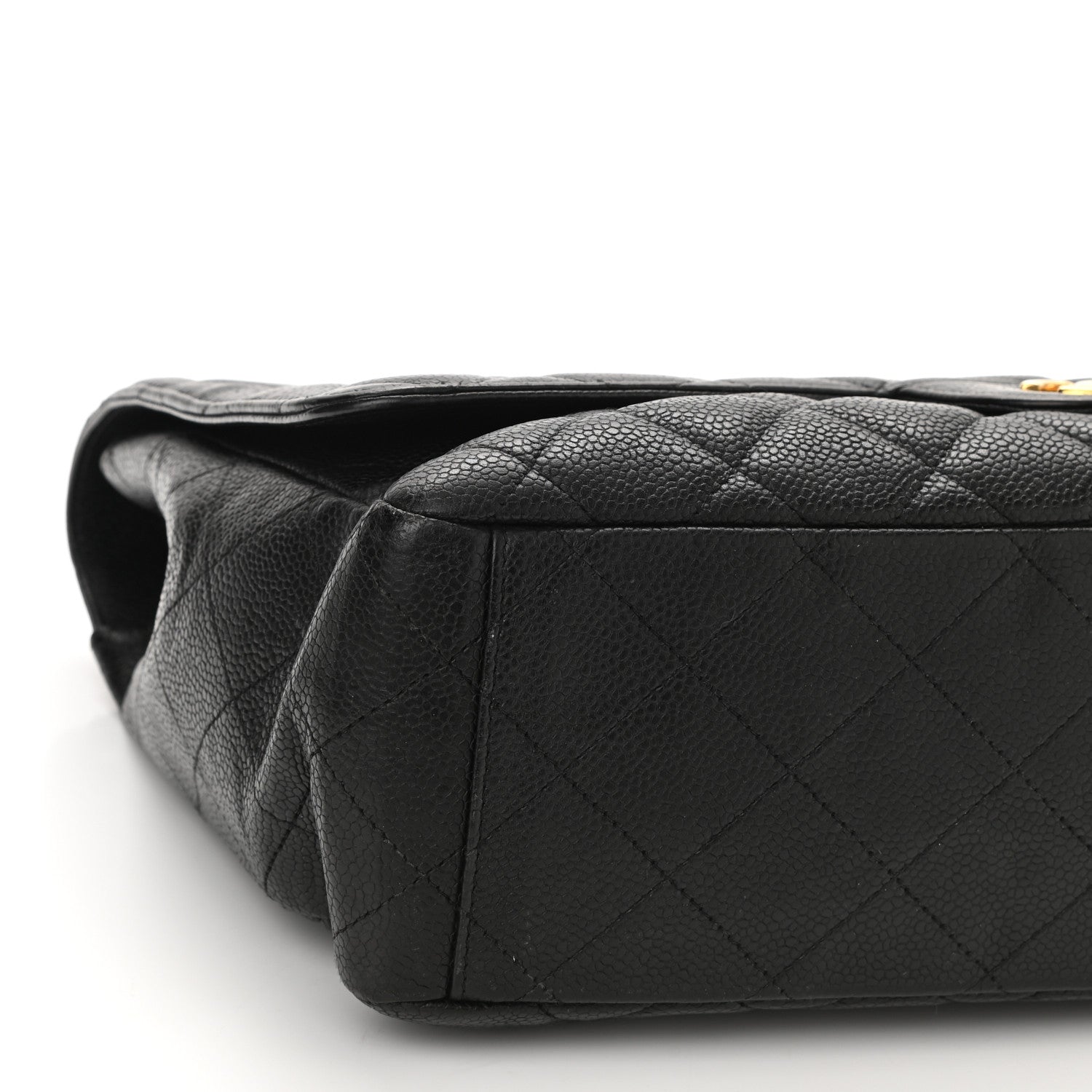 Chanel Caviar Quilted Maxi Single Flap Black 10 of 13