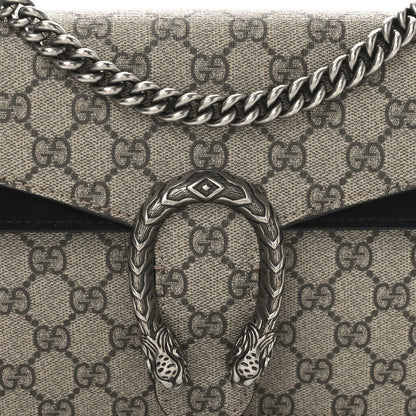 Gucci GG Supreme Monogram Small Dionysus Shoulder Bag Black 8 of 10