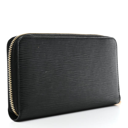 Louis Vuitton Epi Zippy Wallet Black 3 of 7