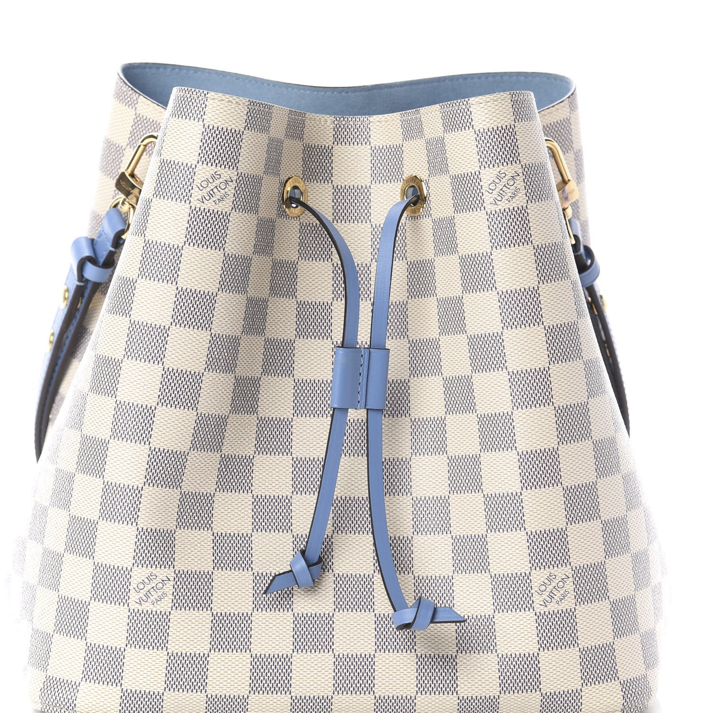 Damier Azur Neonoe MM Bleuet