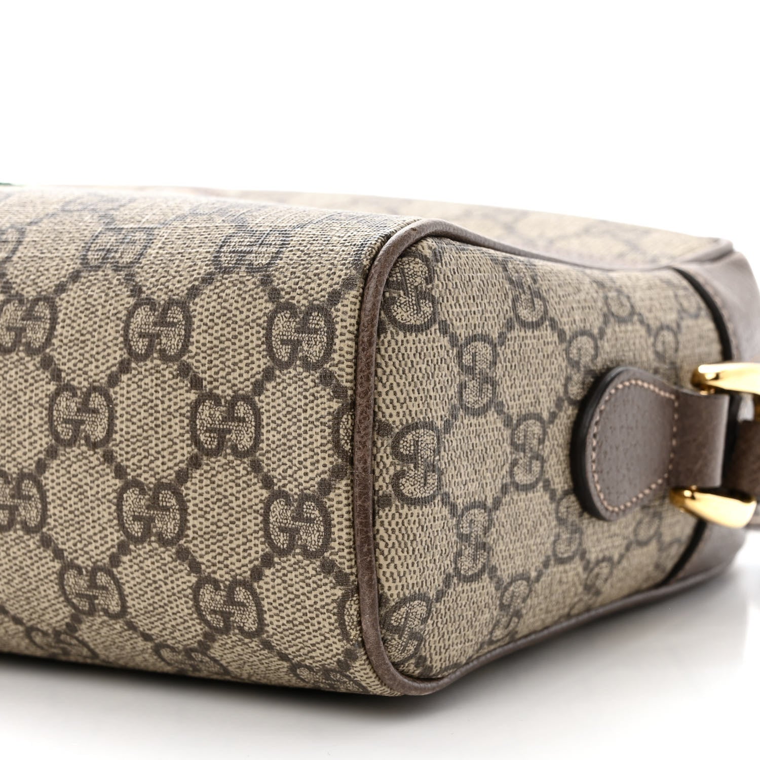 Gucci GG Supreme Monogram Web Small Ophidia Shoulder Bag Brown 10 of 10