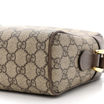 Gucci GG Supreme Monogram Web Small Ophidia Shoulder Bag Brown 10 of 10