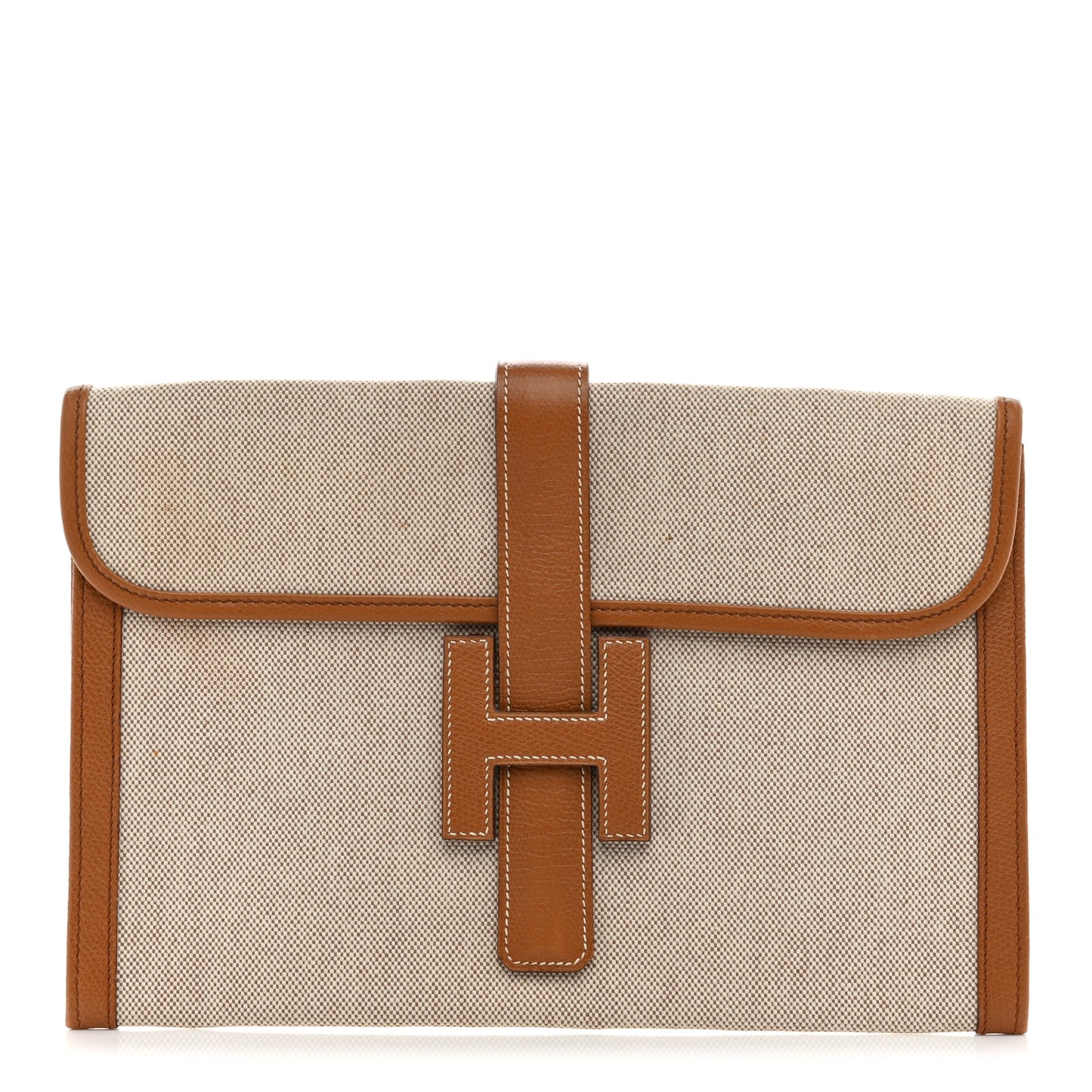 Peau Porc Toile Jige PM Clutch