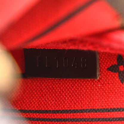 Louis Vuitton Damier Ebene Complice Trunks and Bags Mini Pochette Accessories Red 7 of 8