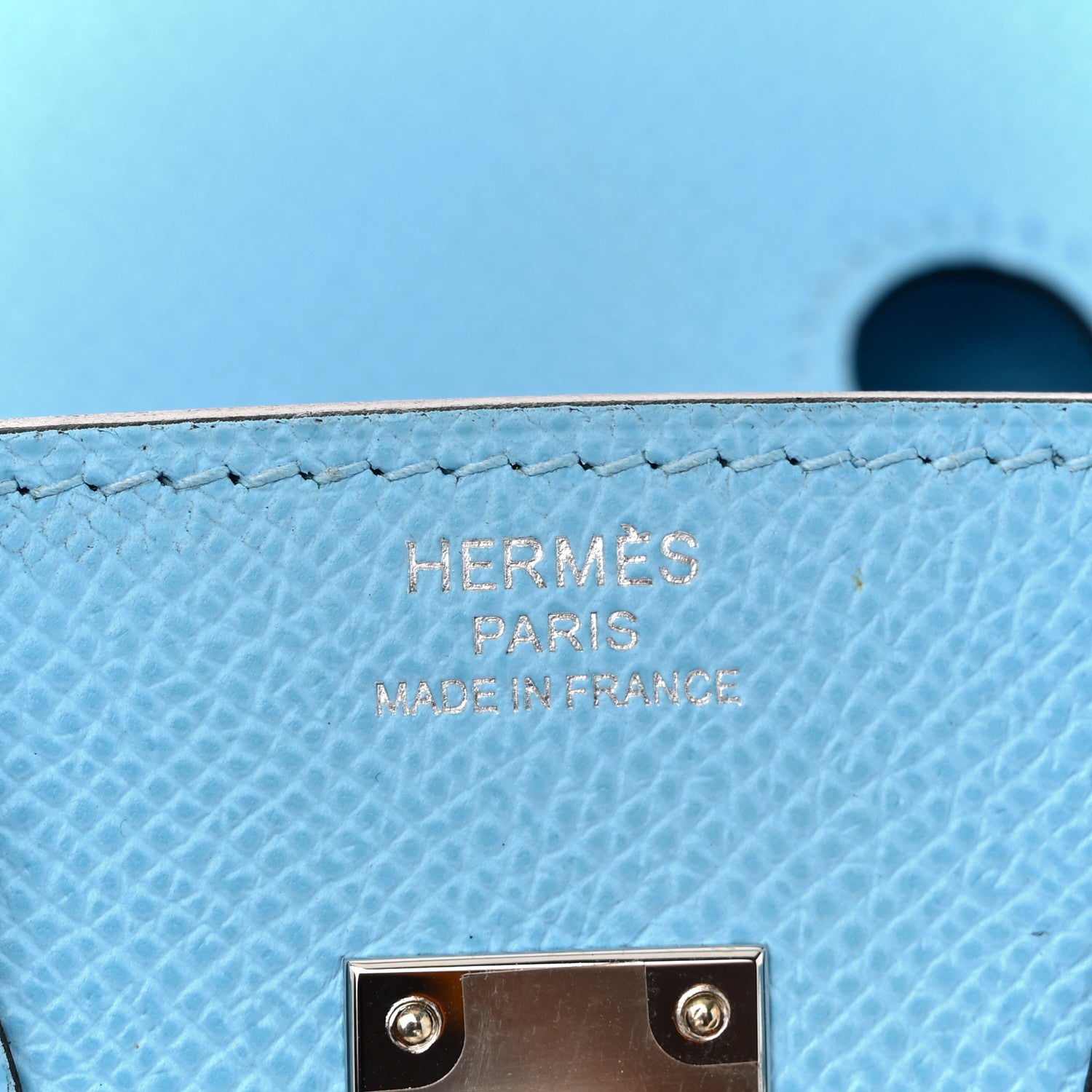 Hermes Epsom Birkin Sellier 25 Celeste 6 of 10