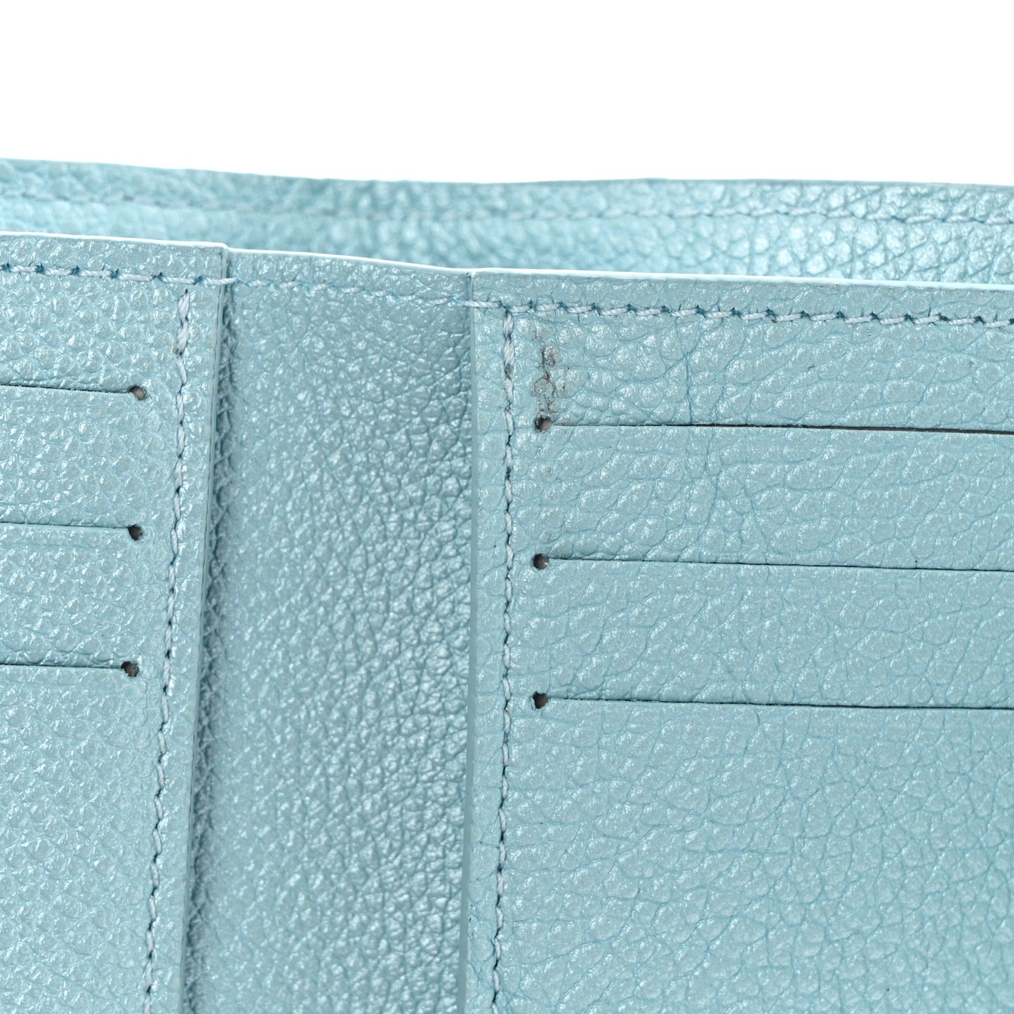 Empreinte Monogram Flower Victorine Wallet Azur Frost