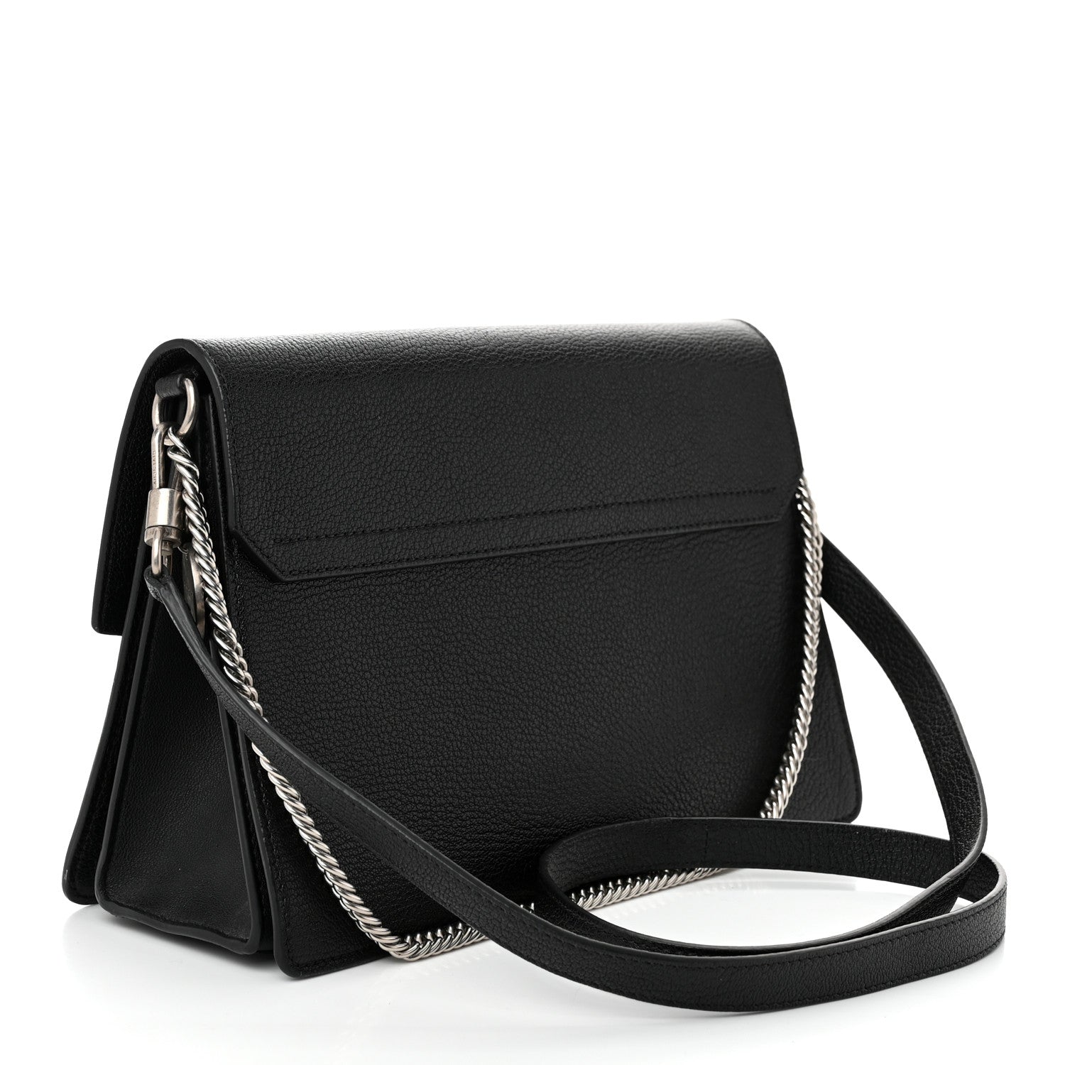 Givenchy Sugar Goatskin Medium GV3 Shoulder Bag Black 3 of 9
