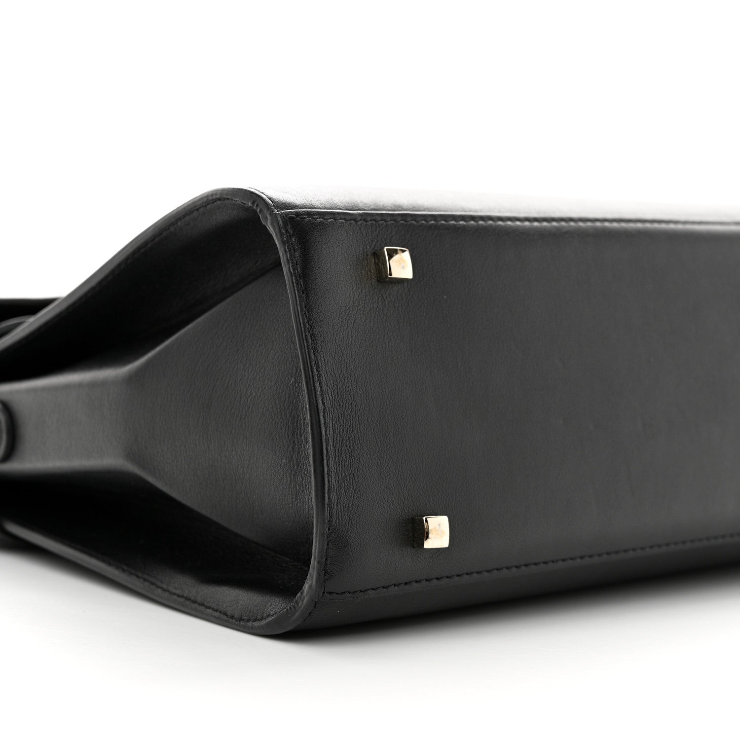 Delvaux Smooth Calfskin GM Tempete Satchel Black 9 of 13