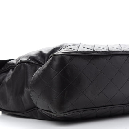 Chanel Lambskin Quilted Satchel Black 8 of 11