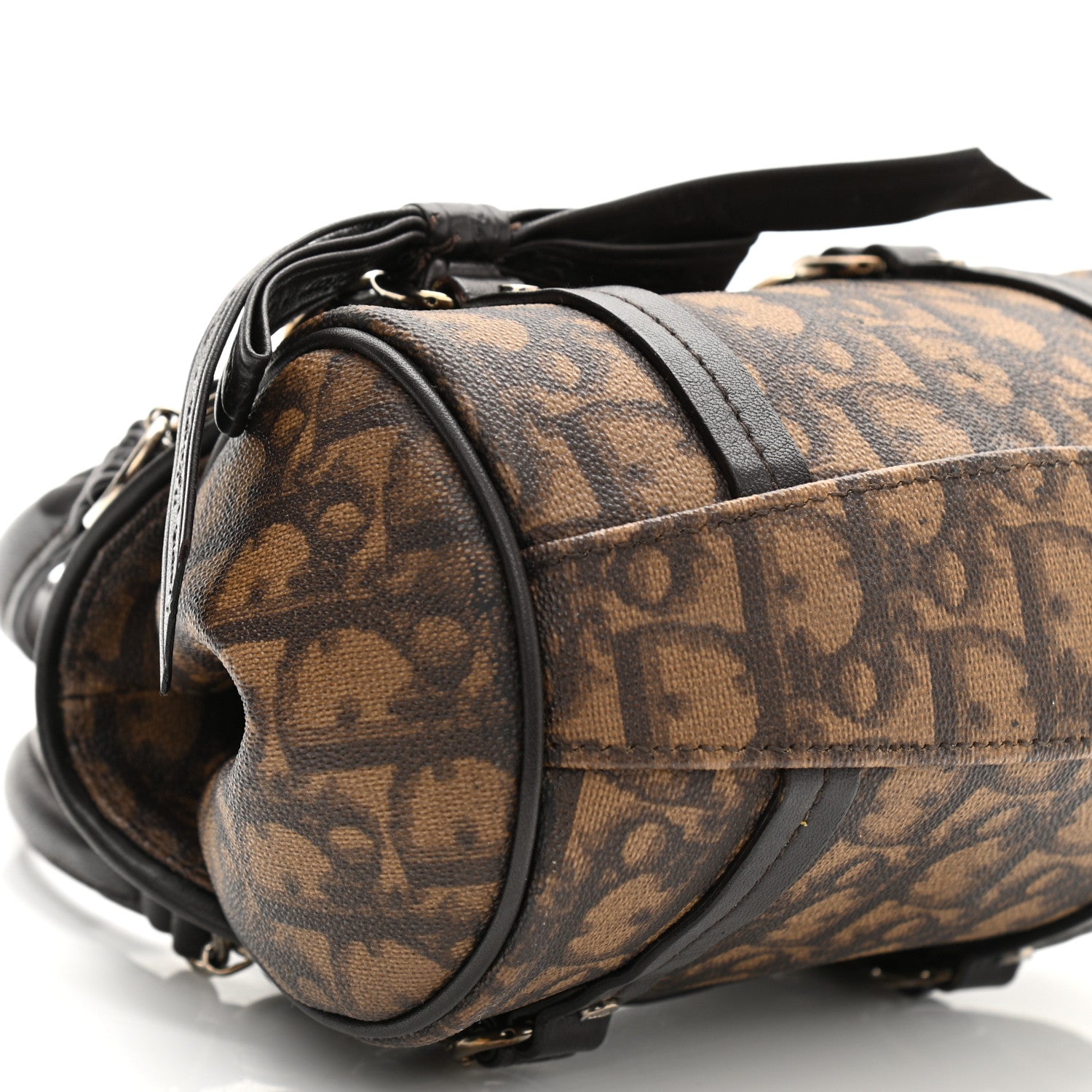 Christian Dior Monogram Mini Romantique Trotter Bag Brown 9 of 10