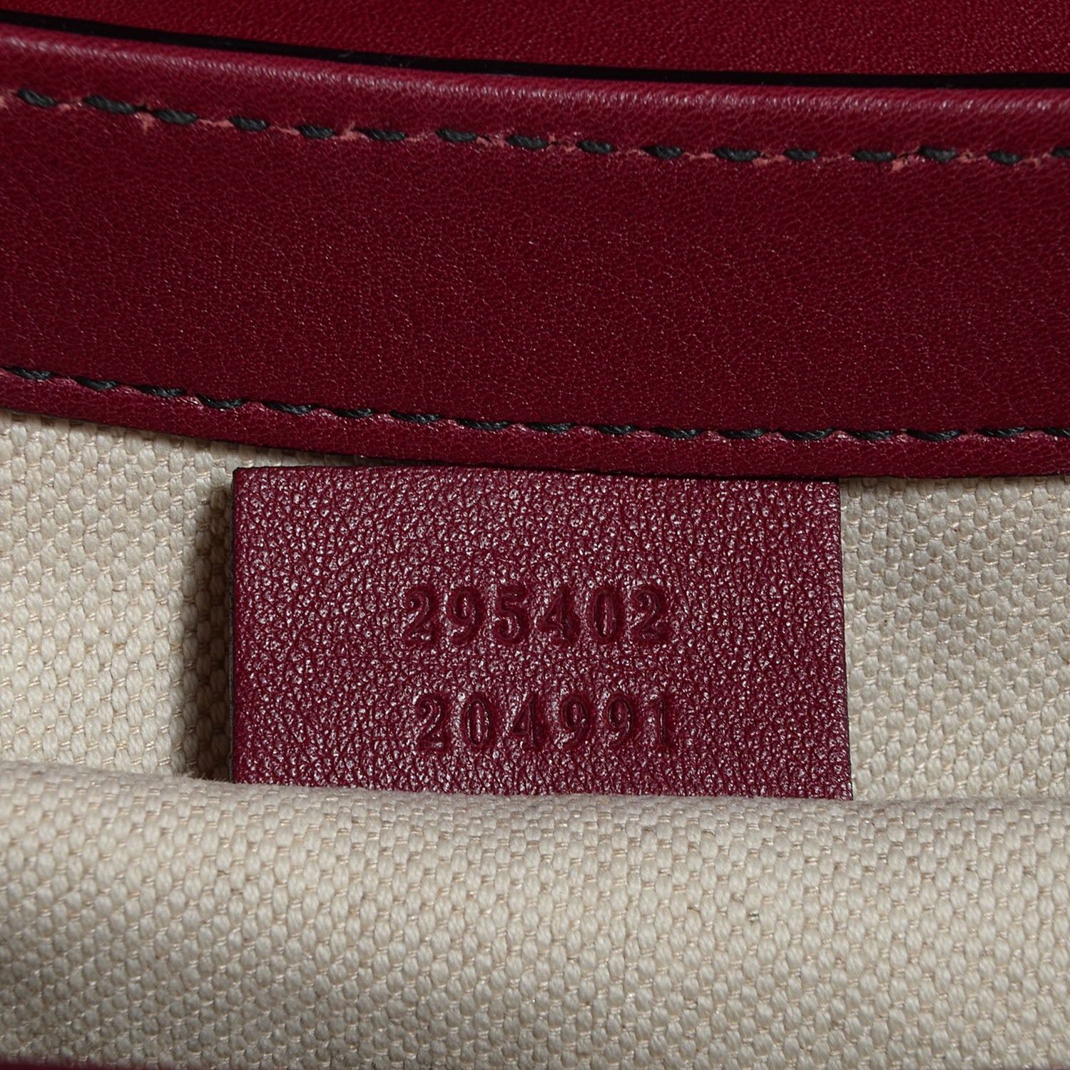 Gucci Soft Guccissima Medium Emily Chain Shoulder Bag Classic Ruby 7 of 8