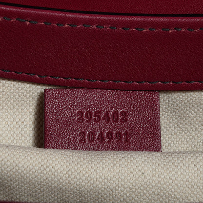 Gucci Soft Guccissima Medium Emily Chain Shoulder Bag Classic Ruby 7 of 8
