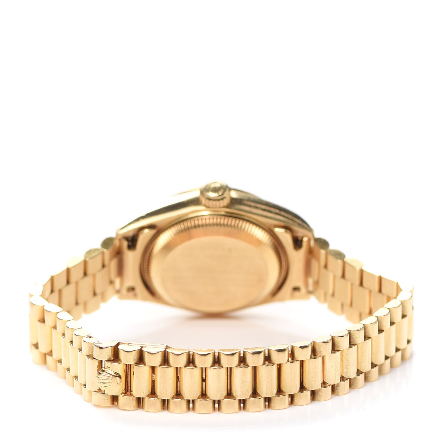 Rolex 18K Yellow Gold Diamond 26mm Datejust President Watch Champagne 69178 3 of 5
