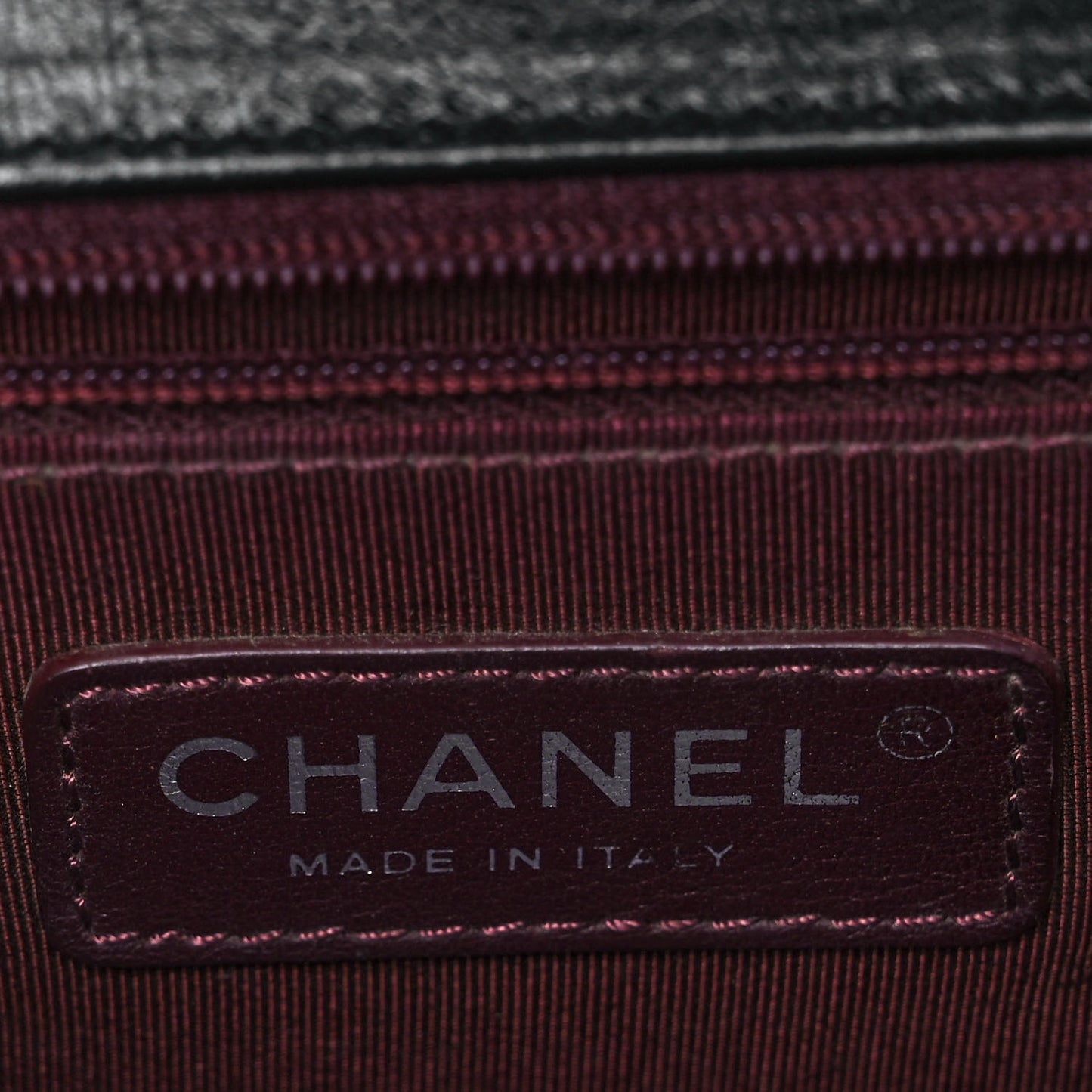 Glazed Calfskin Quilted New Medium Boy Flap Black