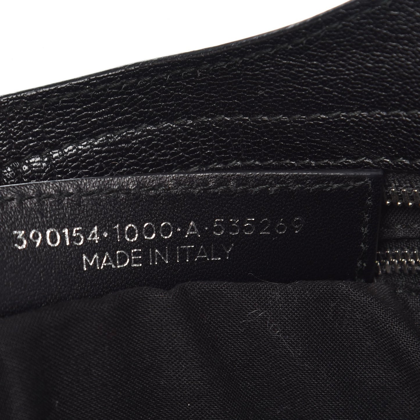 Chevre Silver Metallic Edge Hardware City Black