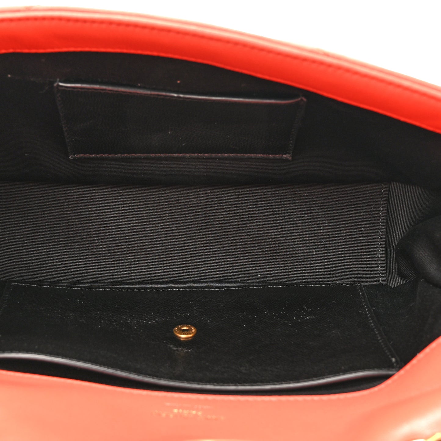 Lambskin Chevron Quilted Small Loulou Bag Celosia