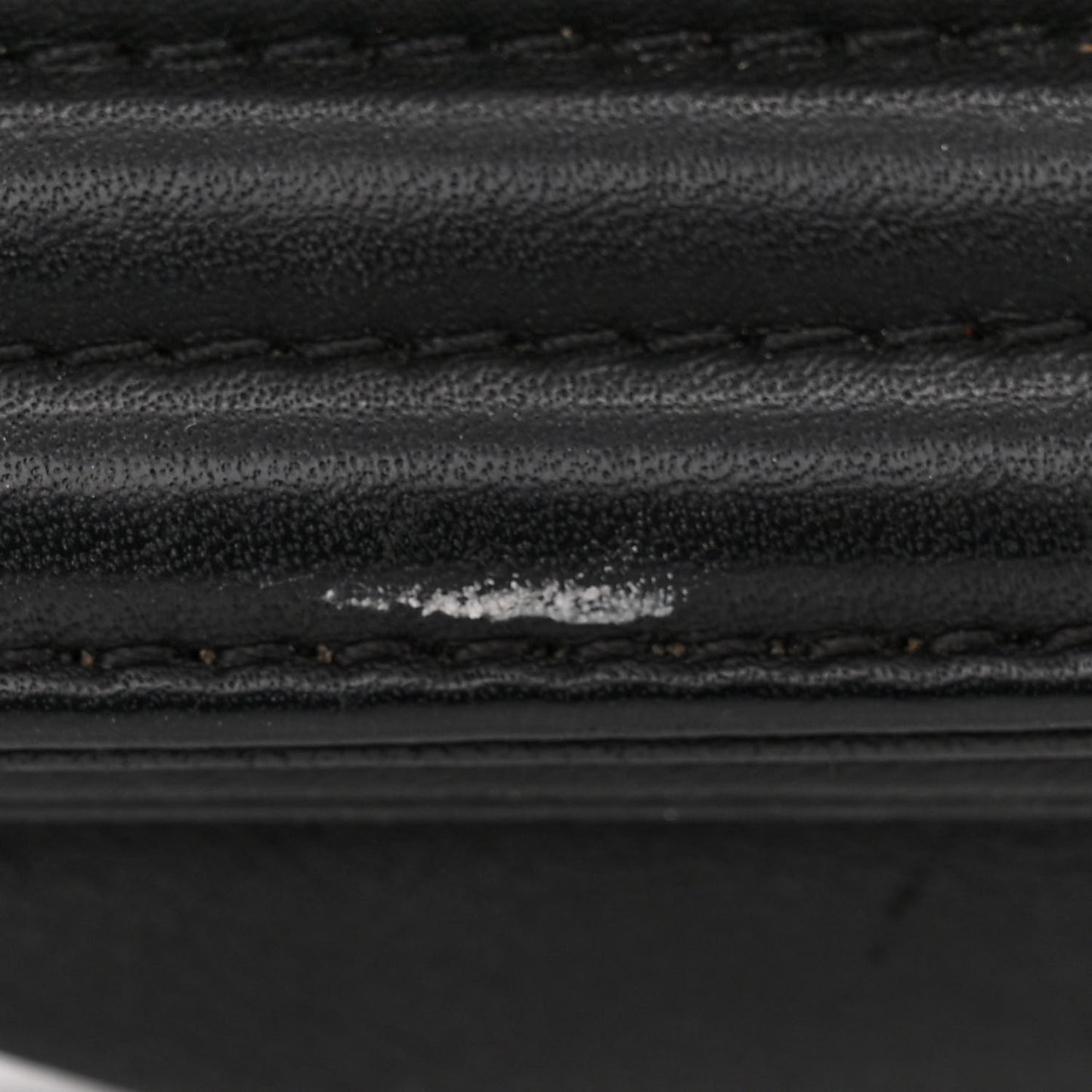 Calfskin Caviar Suede Chevron New Medium Boy Flap Black