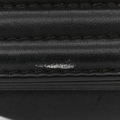 Chanel Calfskin Caviar Suede Chevron New Medium Boy Flap Black 15 of 15