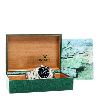 Rolex Stainless Steel 39mm Oyster Perpetual Explorer Watch Black 114270 5 of 5