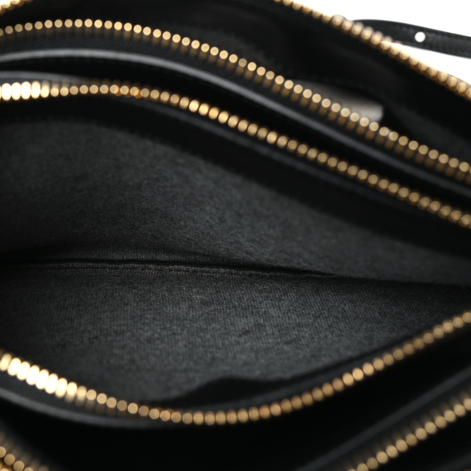 Celine Lambskin Small Trio Crossbody Bag Black 6 of 12