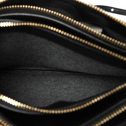 Celine Lambskin Small Trio Crossbody Bag Black 6 of 12