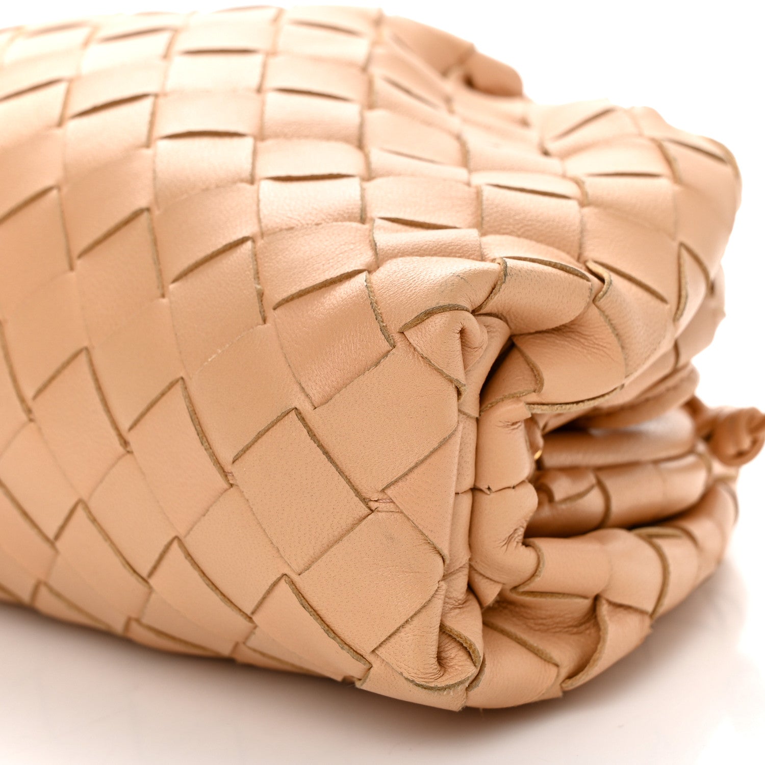 Bottega Veneta Nappa Intrecciato The Mini Pouch Almond 11 of 11