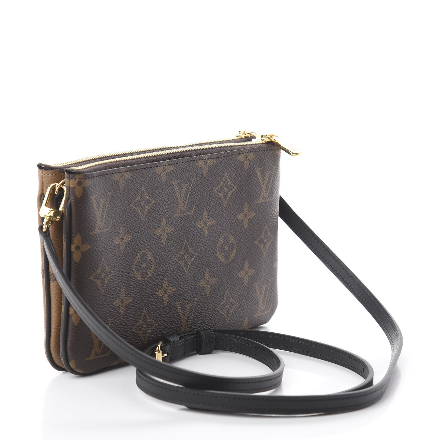 Louis Vuitton Reverse Monogram Giant Double Zip Pochette 2 of 8