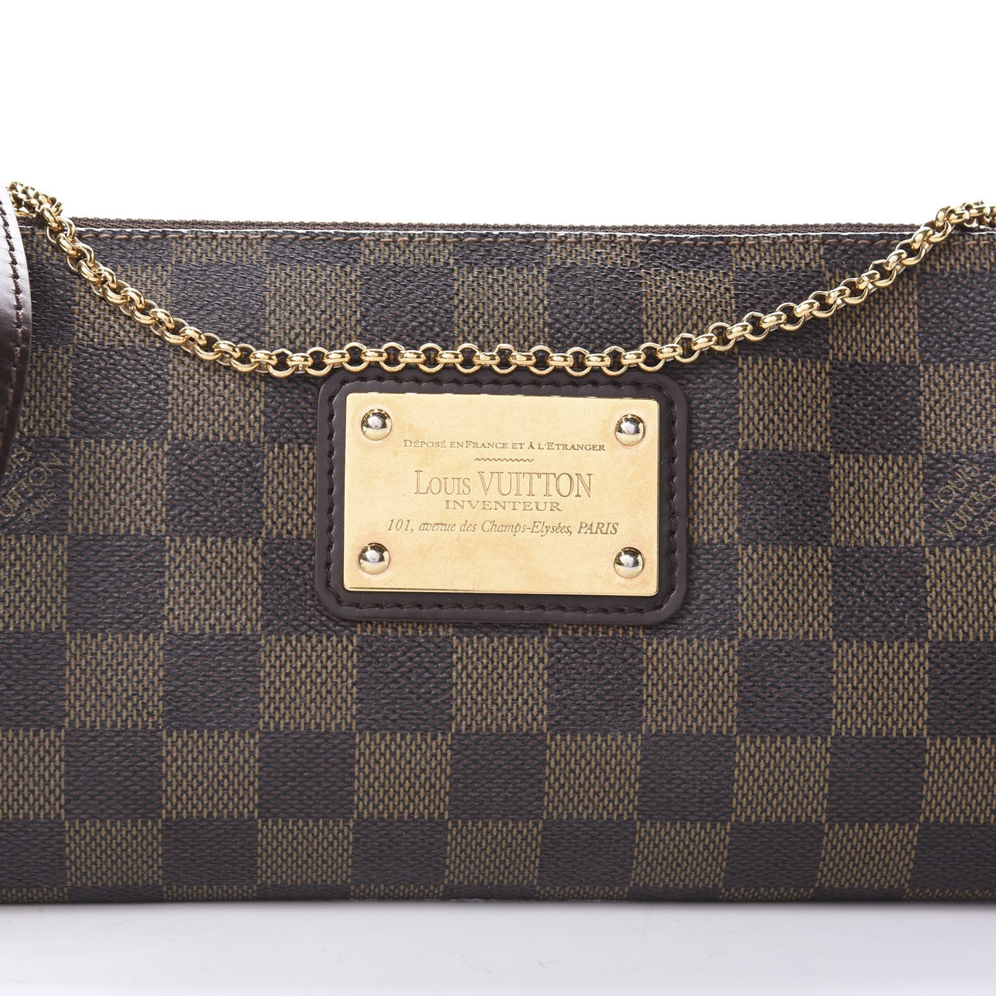 Damier Ebene Eva Clutch