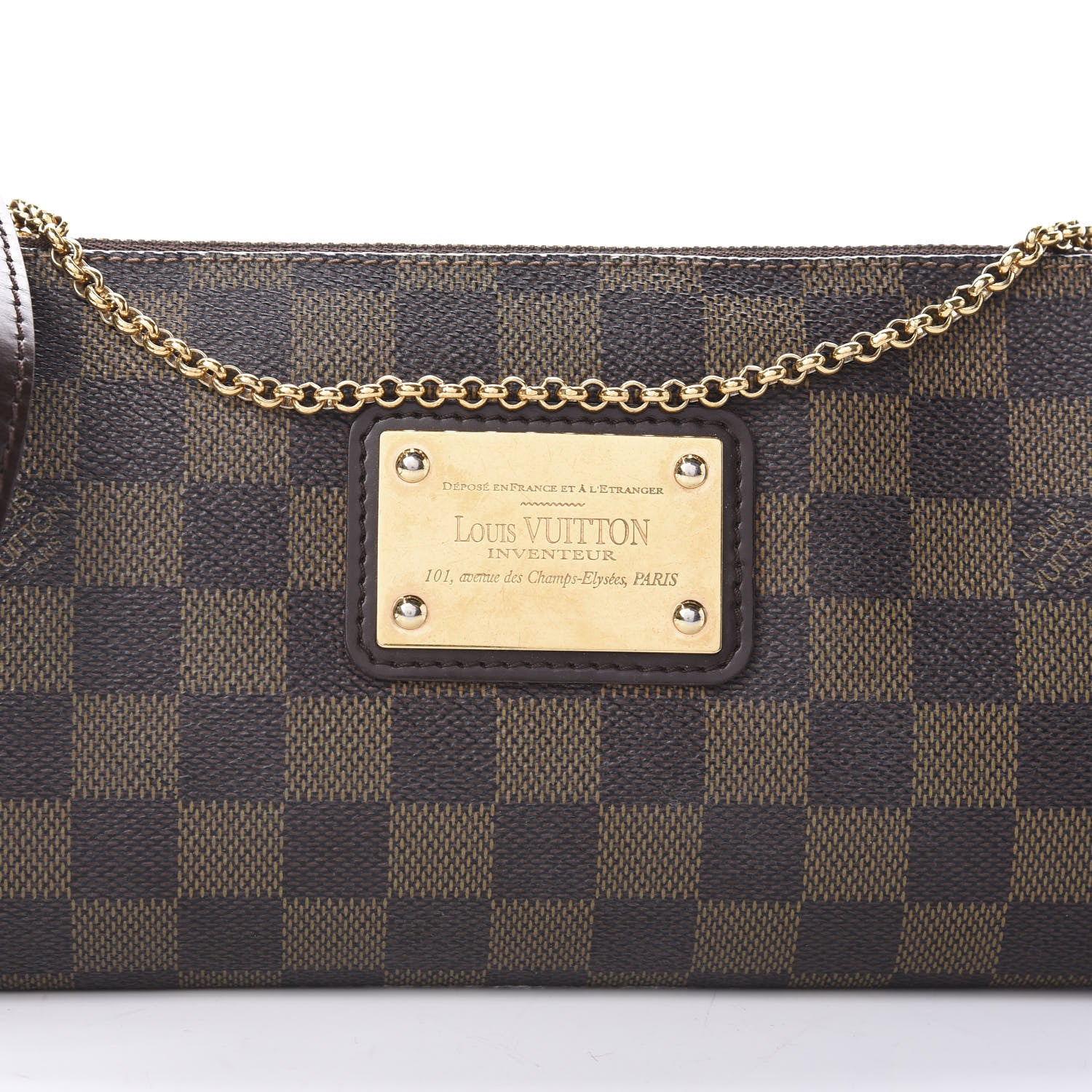 Louis Vuitton Damier Ebene Eva Clutch 8 of 14
