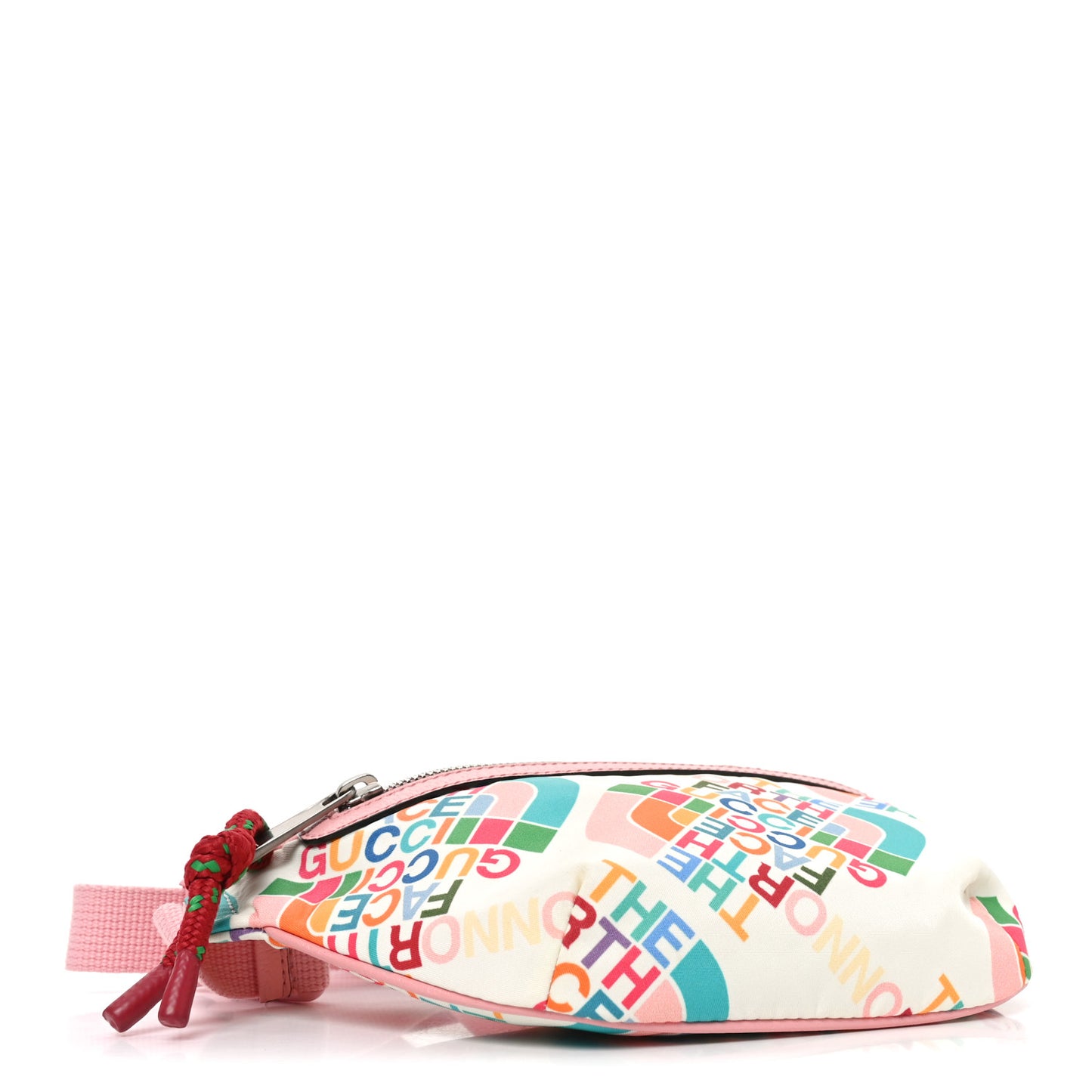 X THE NORTH FACE Econyl Nylon Arleq Belt Bag Ivory Turquoise Wild Rose
