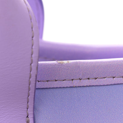 Chanel Shaded Calfskin Small Deauville Tote Light Purple Pink Coral 13 of 16