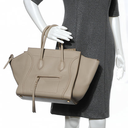 Celine Smooth Calfskin Phantom Luggage Taupe 2 of 8