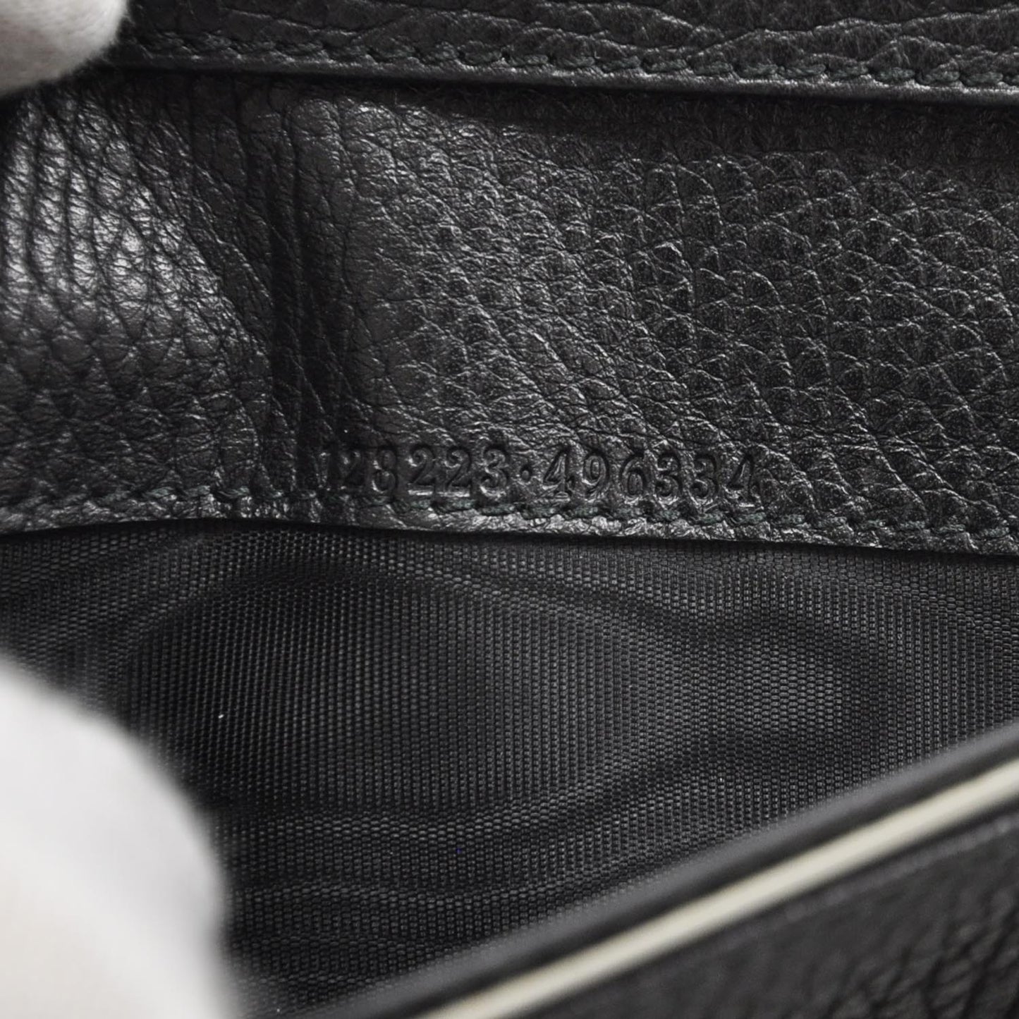 Monogram Nylon Leather Continental Wallet Black
