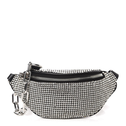 Alexander Wang Rhinestone Mesh Mini Attica Belt Bag Black 1 of 10