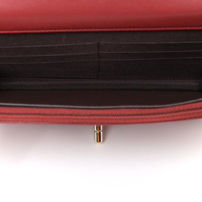 Chanel Lambskin Quilted Trendy CC Wallet On Chain WOC Red 5 of 12