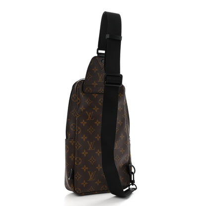 Louis Vuitton Monogram Macassar Avenue Sling Bag 3 of 9