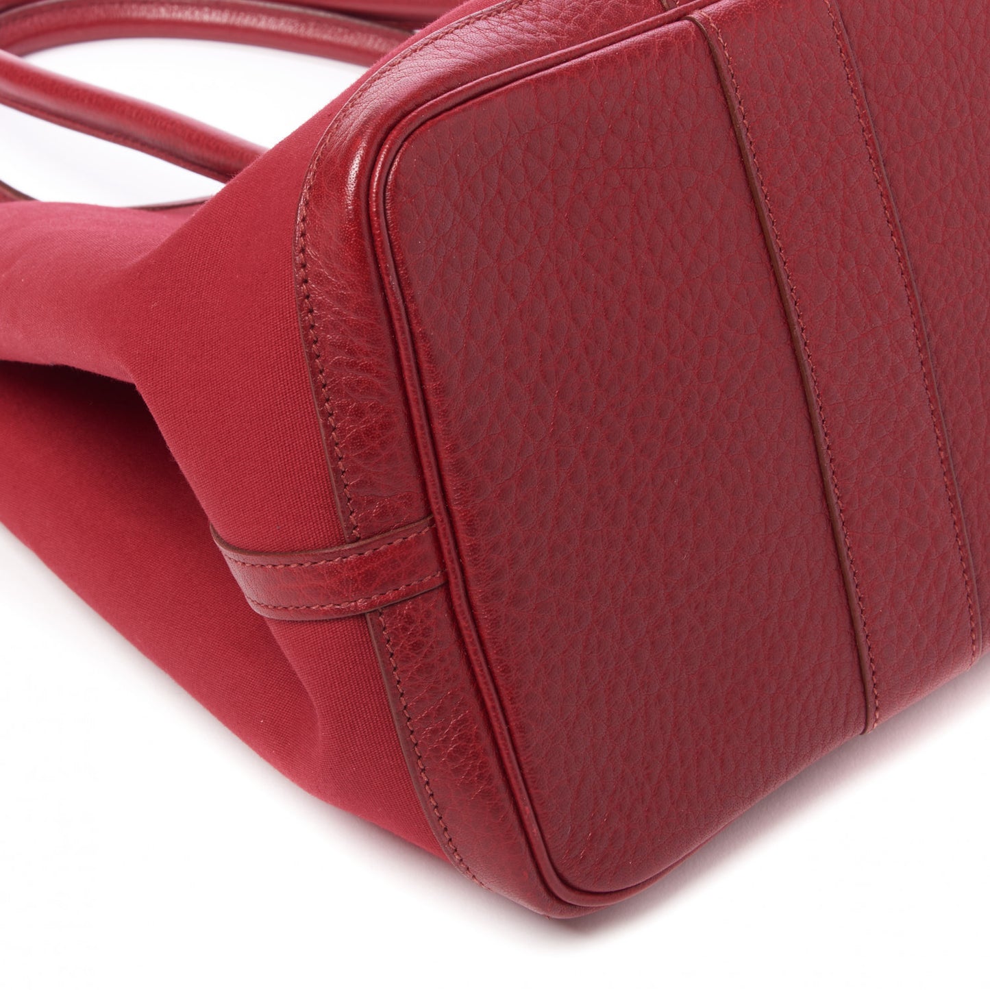 Buffle Sindhu Toile Garden Party 36 MM Tote Rouge Imperial