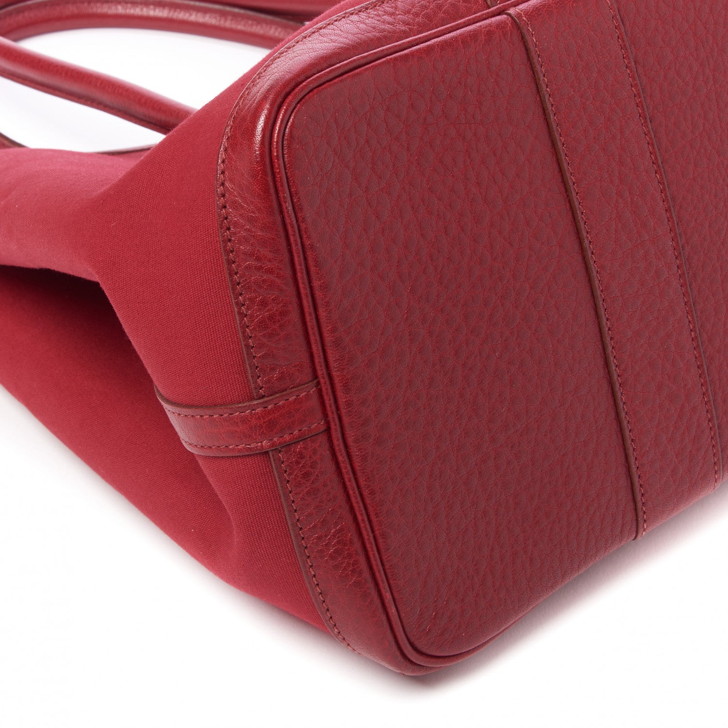 Hermes Buffle Sindhu Toile Garden Party 36 MM Tote Rouge Imperial 6 of 8