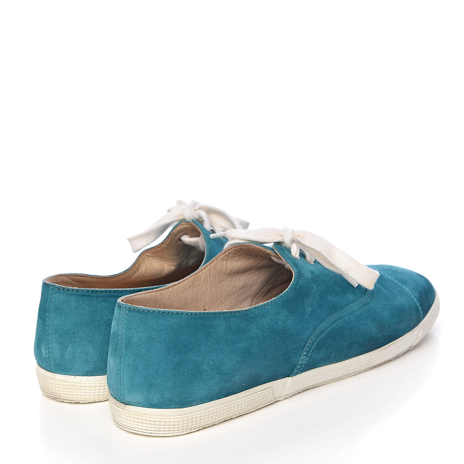 Chanel Suede CC Sneakers 40 Blue 3 of 14