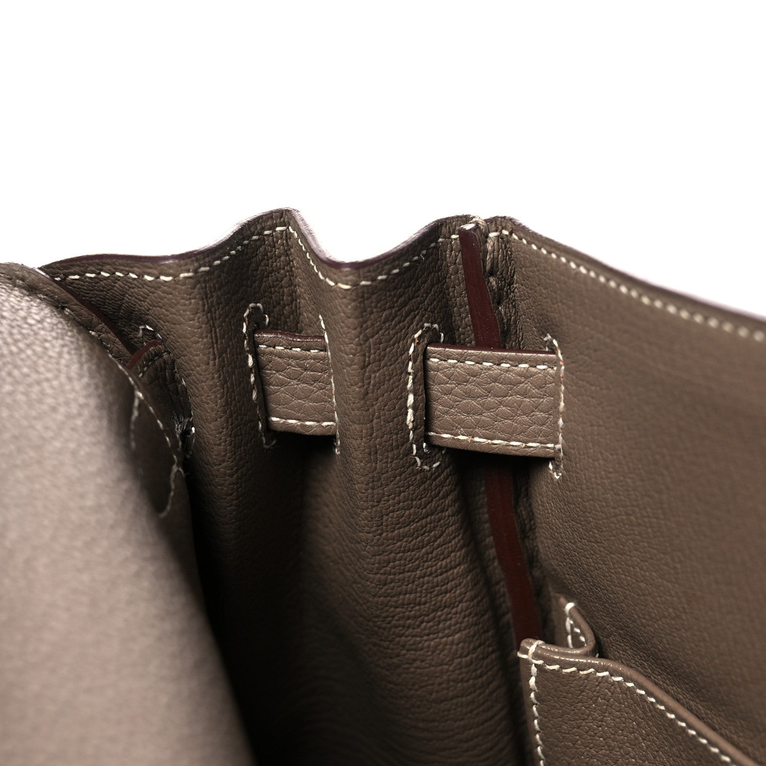 Hermes Togo Kelly Retourne 28 Etoupe 14 of 40