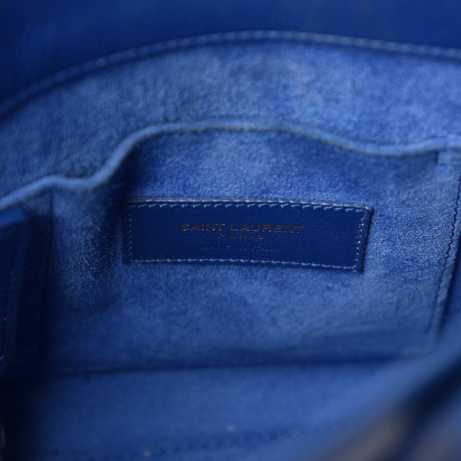 Saint Laurent Calfskin Nano Sac De Jour Royal Blue 7 of 12