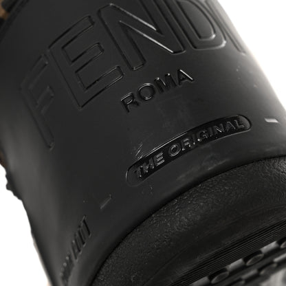 Fendi Nylon Rubber FF Moon Boots 39 Tobacco Black 10 of 13