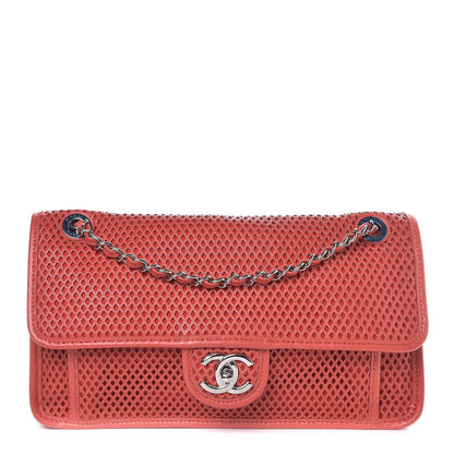 Chanel Perforated Calfskin Up In The Air Flap Red 1 of 7