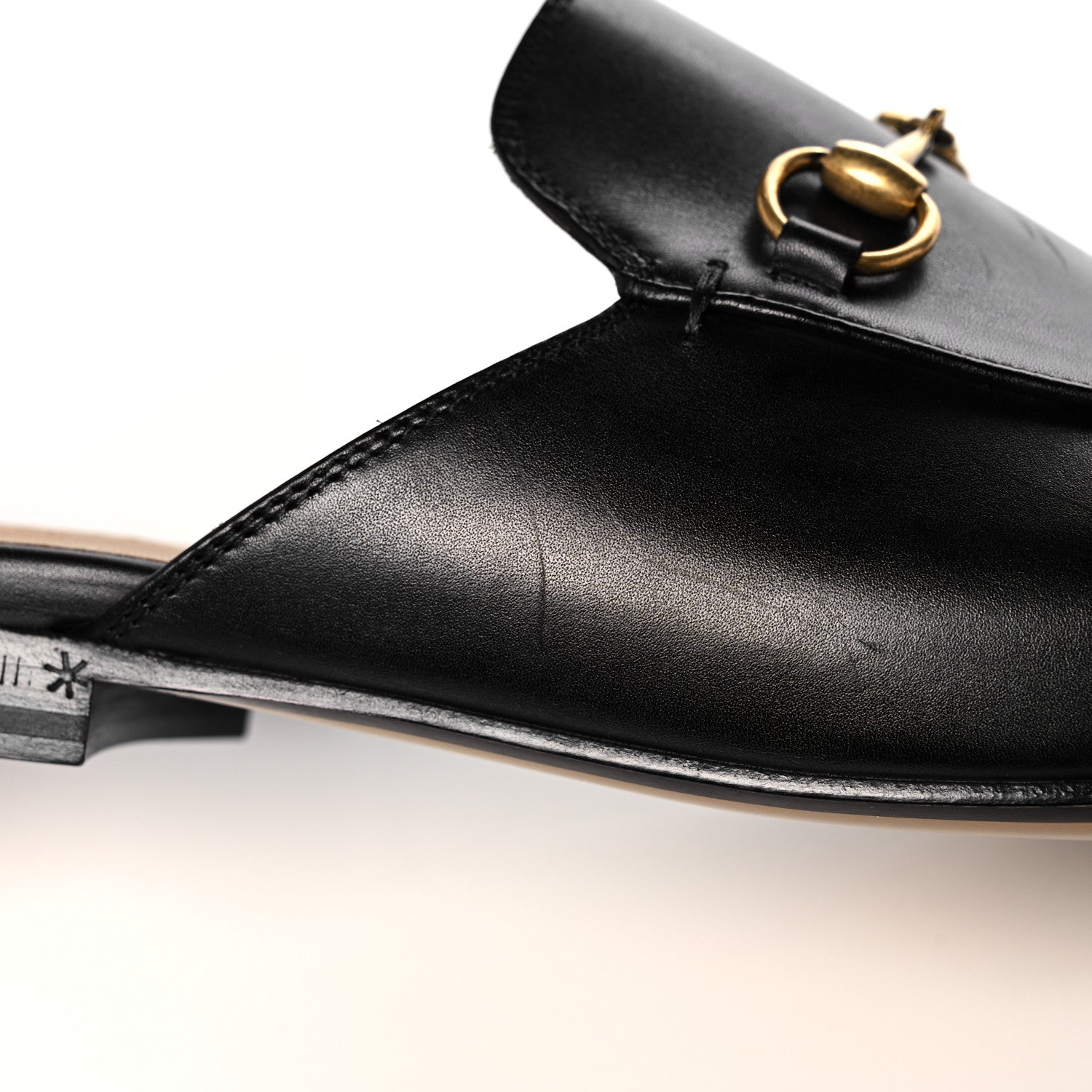 Gucci Calfskin Womens Princetown Slippers 40 Black 14 of 16