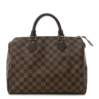 Louis Vuitton Damier Ebene Speedy 30 1 of 13