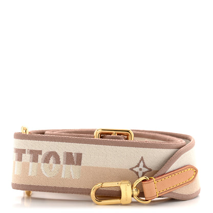 Louis Vuitton Jacquard Speedy Bandouliere 20 Shoulder Strap Beige 1 of 5