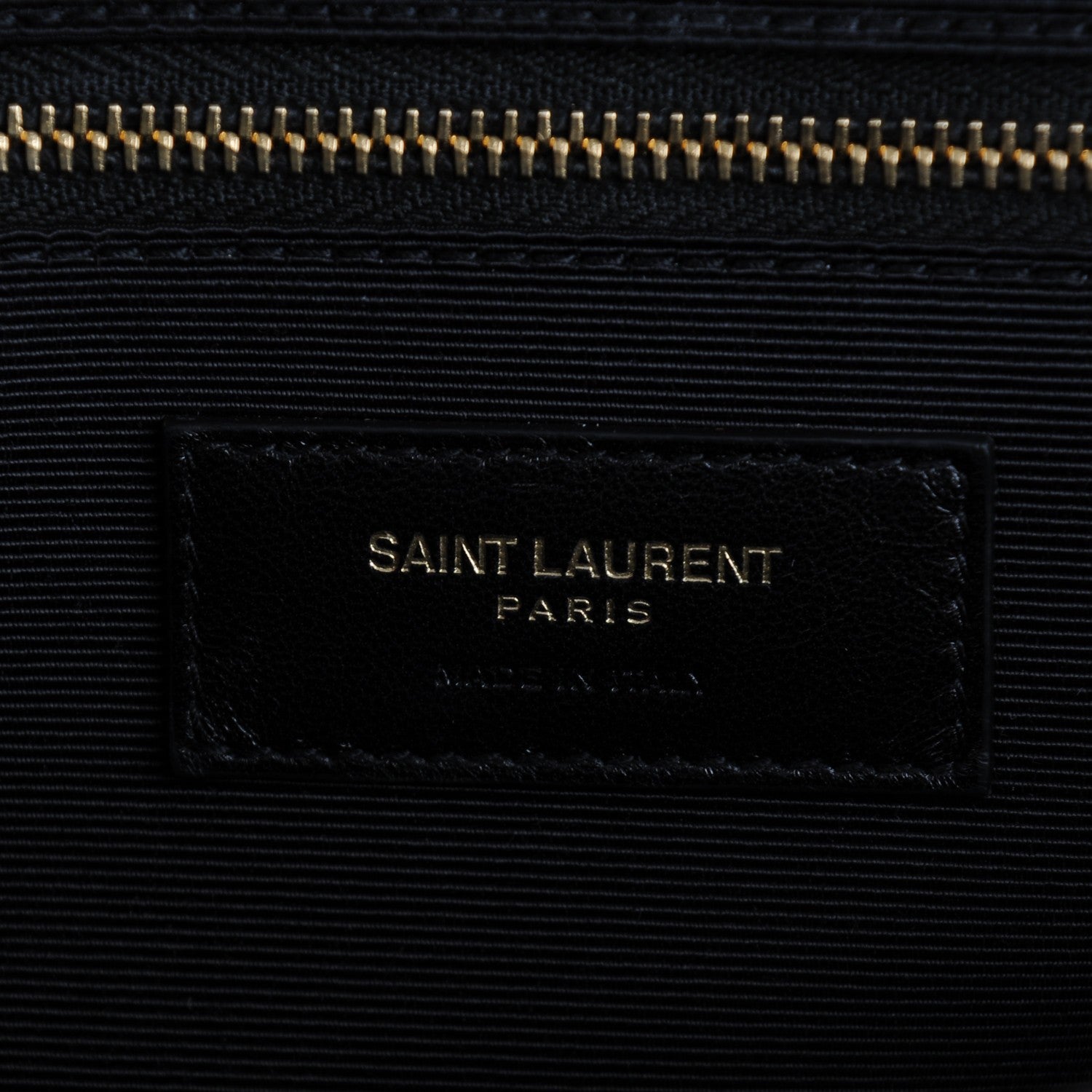 Saint Laurent Grain De Poudre Matelasse Chevron Large Monogram Satchel Earth 7 of 8