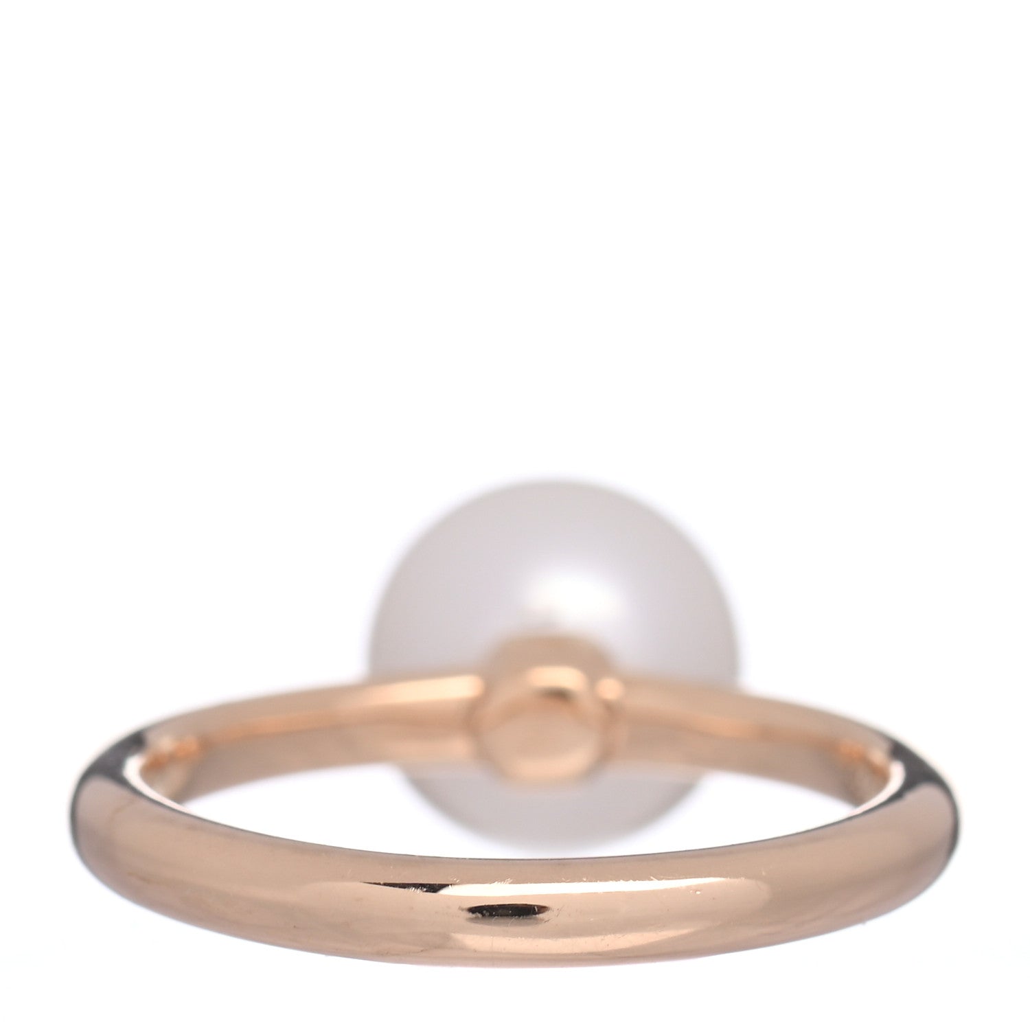 Tiffany 18K Rose Gold Pearl 8mm HardWear Ball Ring 47 4 4 of 5