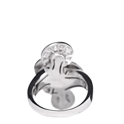 Bulgari 18K White Gold Diamond Cicladi Ring 50 5.25 4 of 6