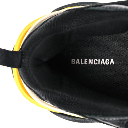 Balenciaga Fabric Mesh Womens Triple S Sneakers 36 Black Yellow 6 of 11